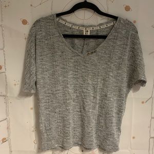 Super cute Roxy knit gray top🤍